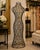 Art Nouveau Late 20th Century Black & Gilt Scrollwork Wire Dress Form Sculpture — Boutique Style Mannequin Art Object For Sale - Image 3 of 3