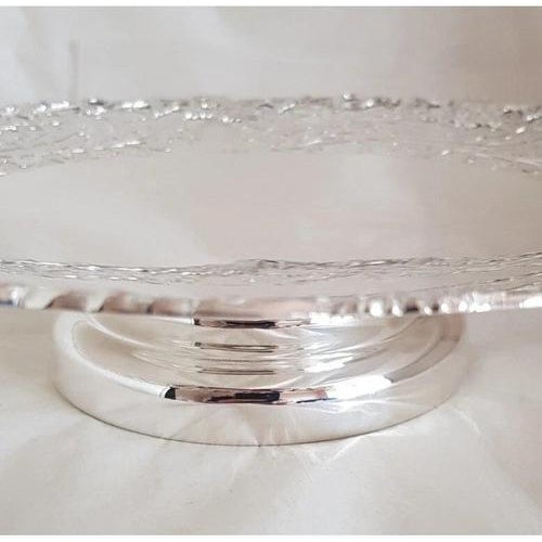 Sterling Silver Cake Stand Compôtier from Lee & Wigfull, Sheffield, 1942 For Sale - Image 14 of 18