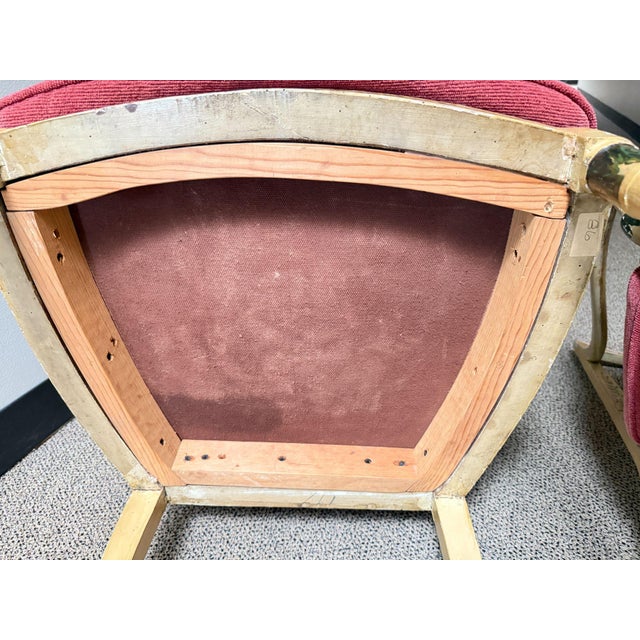 Antique Neoclassical Floral Painted Armchairs - A Pair For Sale - Image 18 of 18
