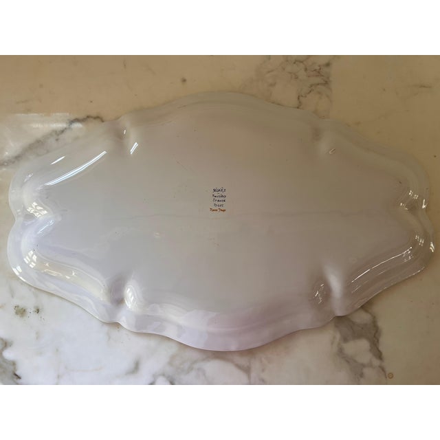 1990s French Country Pierre Deux Hot Air Balloon Handpainted Platter by Segries Moushers For Sale - Image 13 of 18