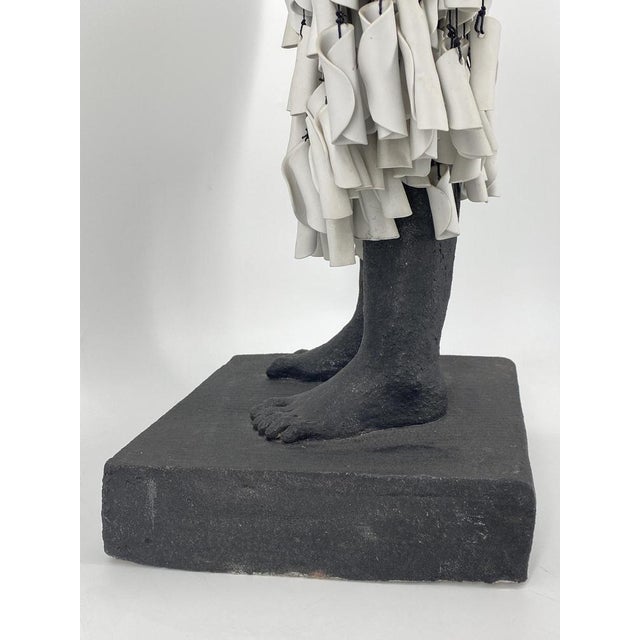 Black Anna Malicka-Zamorska, Figurative Sculpture, 1994, Ceramic & Porcelain For Sale - Image 8 of 18