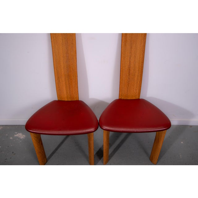Iris Chairs by Bob Van Den Berghe for Van Den Berghe Pauvers, 1995, Set of 8 For Sale - Image 13 of 14