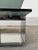 Gray Mid-Century Modern Space Age Italian Chrome and Smoked Glass Coffee Table, 1970s For Sale - Image 8 of 10
