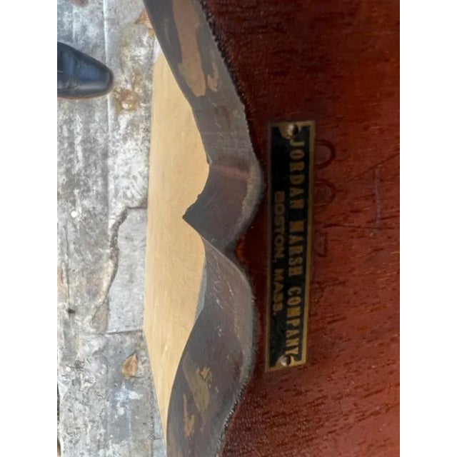 1900 - 1909 1900s Jordan Marsh Company Mass Usa Hand Painted Marble Top Commode For Sale - Image 5 of 8