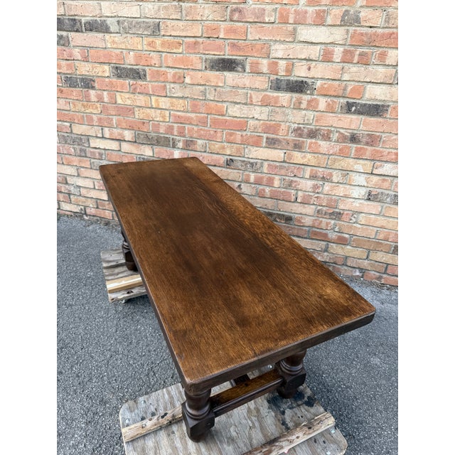 Antique French Refectory Coffee Table For Sale - Image 9 of 14