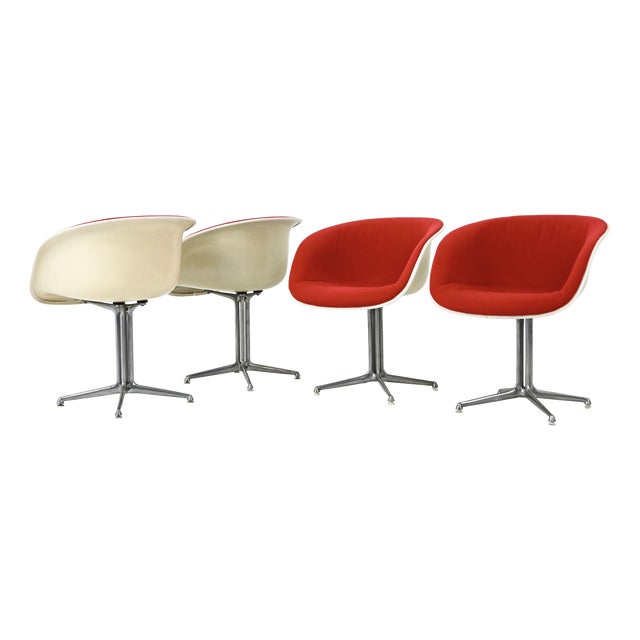 La Fonda Chairs by Charles & Ray Eames for ICF, 1960s, Set of 4 For Sale