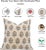 Art Deco Fabdivine Handmade Block Printed Cushion Cover26x26 Inch Thick Cotton-Traffic Light For Sale - Image 3 of 3