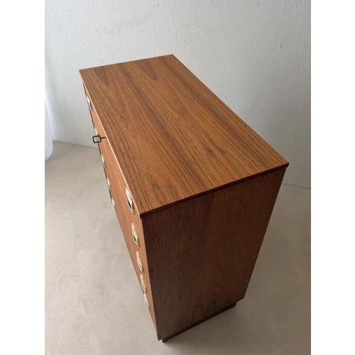 Mid-Century Modern Swedish Teak Chest of Drawers For Sale - Image 10 of 14