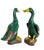Mid 20th Century Chinese Export Hand-Painted Polychrome Ceramic Mallard Ducks - A Pair For Sale - Image 9 of 10