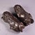 Pair of Antique Silver-Plated Guardian Lion Figurines, 2000g Total, High Relief For Sale - Image 9 of 10