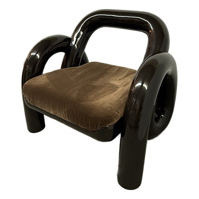 Caracole Gelee Accent Chair, Chestnut For Sale