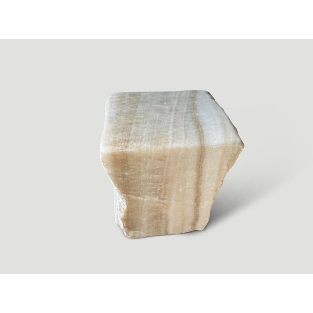 Andrianna Shamaris Onyx Sculptural Side Table For Sale In New York - Image 6 of 6