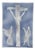 Ernst Bräuer, Crucifixion in Blue, 1962, Signed, 1962, Lithograph For Sale