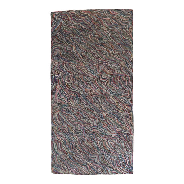 Late 20th Century American Hooked Rug For Sale