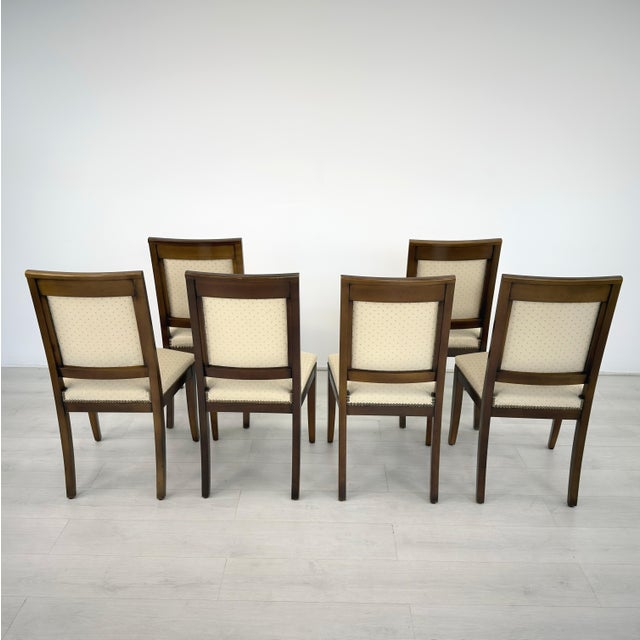 1970s French Dining Chairs – Set of 6 For Sale - Image 5 of 11