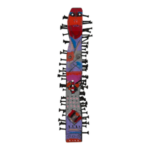 1980s Norman Laliberte Wooden Figure Sculpture