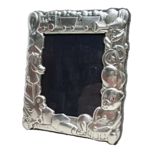 Carrs Sterling Silver Teddy Bears Photo Frame