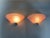 1980s Postmodern Wall Sconces in Powder Pink Glass from Happy Lights, 1980s, Set of 2 For Sale - Image 5 of 9