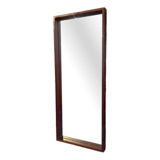 Rectangular Teak Mirror, 1960s For Sale