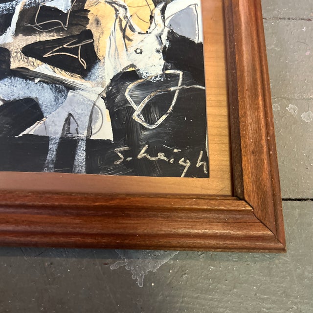 Abstract Contemporary Original Abstract Painting by Stephen Heigh “Bull” For Sale - Image 3 of 4