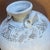 White Vintage 13" Incised White Terracotta Amphora Urn - Heavy Studio Pottery For Sale - Image 8 of 12