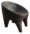 Sculptural Lounge Chair Carved From Solid Suar Wood, Modern Organic For Sale