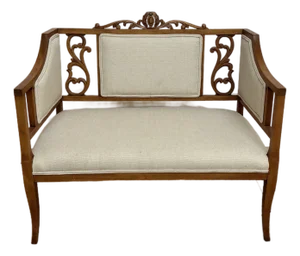 Early 20th Century Edwardian Style Chair-Back Settee