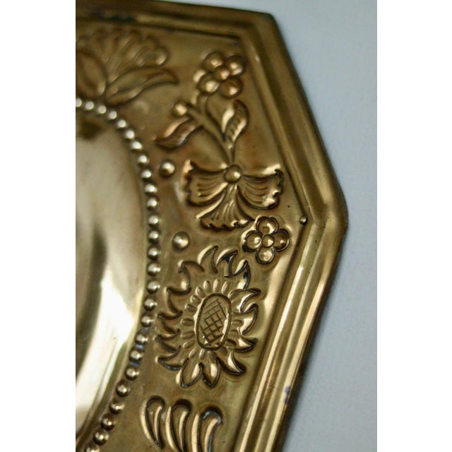 Mid-Century Swedish Octagonal Brass Double Arm Sconces, Set of 2 For Sale - Image 15 of 18