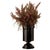 Black Amphora Vase in Licorice Glossy Varnished Aluminum by Caspal For Sale - Image 8 of 8