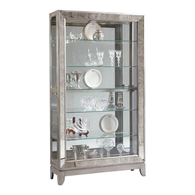 Pulaski Furniture Side Entry Curio, Attributed For Sale