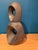 Mid-Century Modern Studio a Home Handcrafted Portuguese Ceramic Totem Sculpture - Reactive Bronze Glaze For Sale - Image 3 of 14