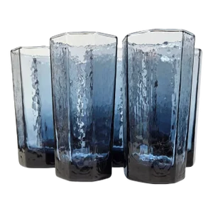 Stormy Blue Tumblers- Set of Eight