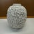 Rörstrand Gunnar Nylund Chamotte Art Pottery Vase White Blue Sweden Mid 20th Century 6" For Sale - Image 10 of 10
