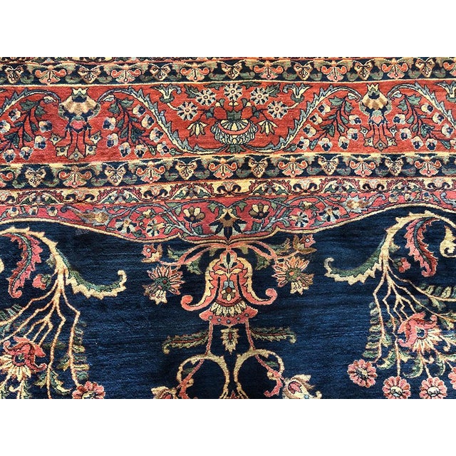 Antique Persian Ferahan Sarouk Rug For Sale In Los Angeles - Image 6 of 8