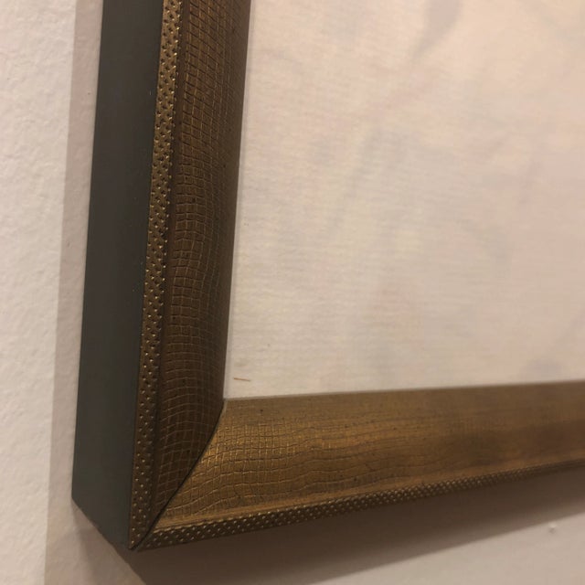 1990s "Textures IV" Framed and Matted Lithograph For Sale - Image 5 of 8