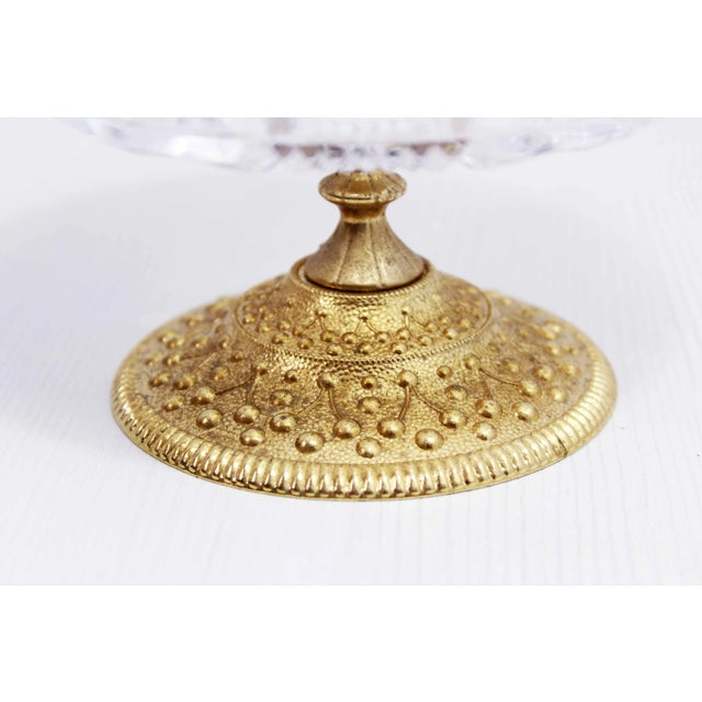 Mid-Century Modern Crystal Bonbonnière, 1950s For Sale - Image 3 of 9