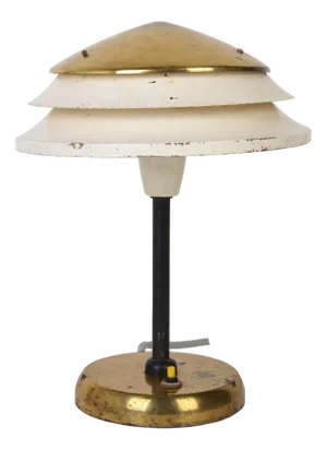 Mid-Century Brass Table Lamp by Zukov, 1950s
