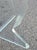 Postmodern Postmodern 50" Round Glass Dining Table With Sculptural Interlocking Lucite Pedestal Base, Late 20th Century For Sale - Image 3 of 6