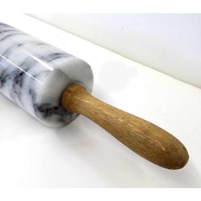 Vintage Solid Marble Rolling Pin Chairish