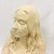 Vintage Plaster Bust of a beautiful young Woman with long hair Artist Signed and Dated
