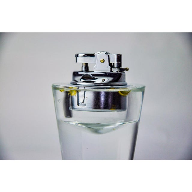 Hollywood Regency Sommerso Lighter in Murano Glass attributed to Seguso, Italy, 1970s For Sale - Image 3 of 7