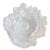 A spectacular sculptural iridescent art glass centerpiece bowl composed as a dramatically unfurling head of lettuce or...