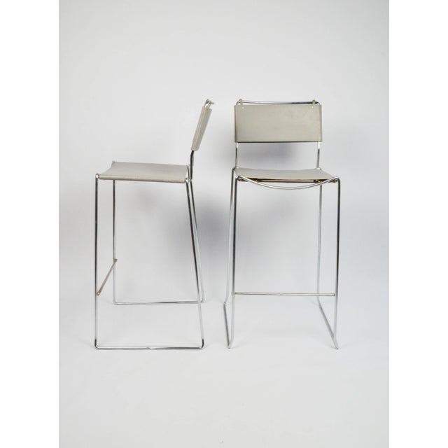 Alias Set of Stools attributed to G. Belotti for Alias, Italy, 1970s For Sale - Image 4 of 11