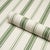 Schumacher Schumacher Coco Stripe Wallcovering In Green For Sale - Image 4 of 6