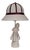 Vintage Italian Table Lamp Depicting a Reading Girl in Stonelite, 2000s For Sale