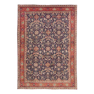 Middle Eastern Hand-Knotted Tabriz Rug For Sale