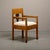 Dutch Art Deco Amsterdam School Armchair in Oak and Bouclé Fabric, 1930s For Sale - Image 3 of 17