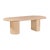 Marlow Natural Wood Oval Dining Table For Sale - Image 9 of 9