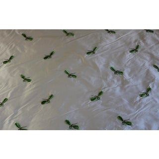 Brunschwig & Fils Velvet Embroidery Silk 'Leaves of Grass' For Sale