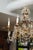 Wood 1930s Genovese Two-Tone Giltwood & Crystal Chandelier, Italy For Sale - Image 7 of 17